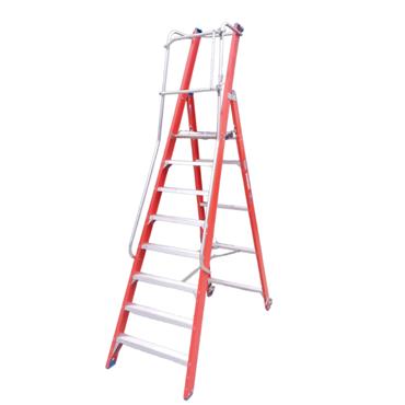 Fibreglass Fixed Height Podium Ladder 8 Step