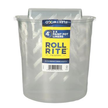 Roll Rite Paint Pot Liners 4" Pack Of 3