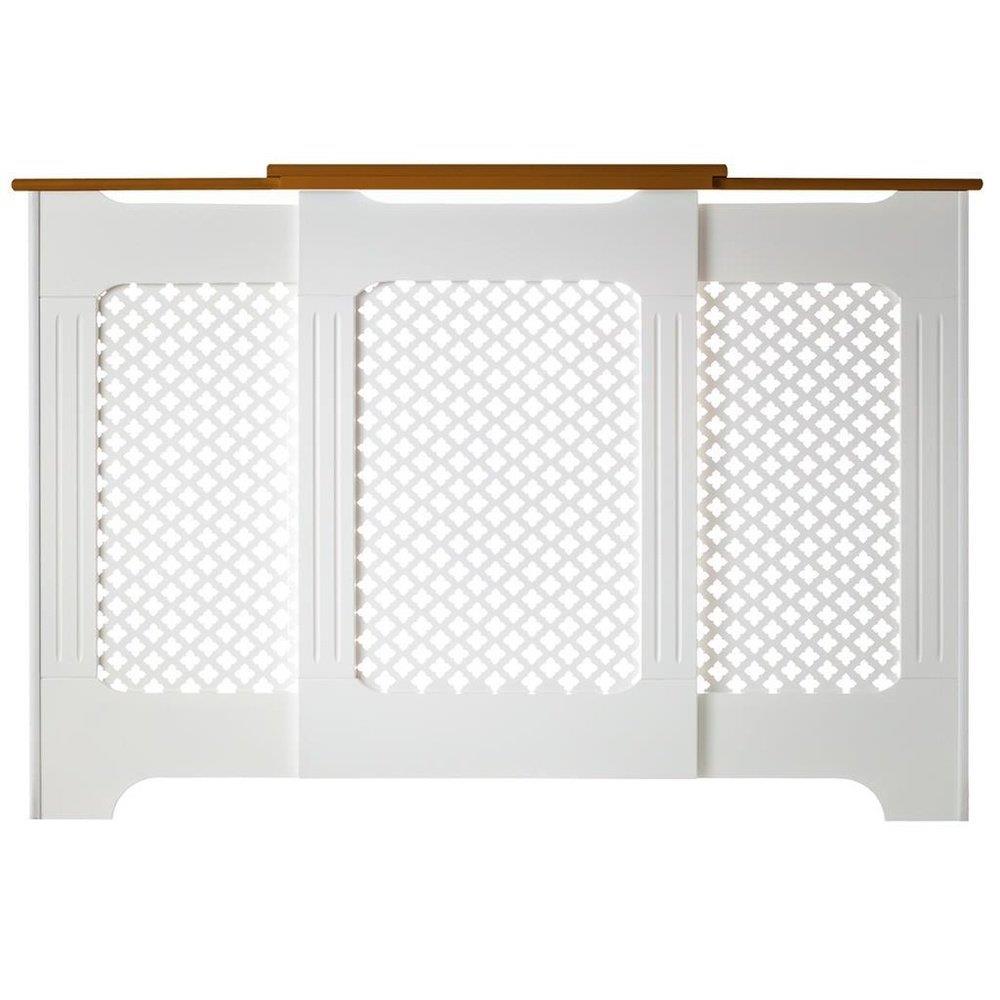 Classic Radiator Cover Large White/Oak |Sheahans Homevalue | Nenagh ...