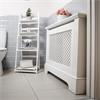 Georgian Radiator Cover White Small