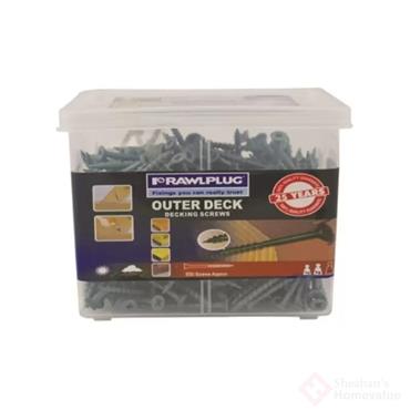 Rawlplug Decking Screw 5.0 X 80 Tub 200