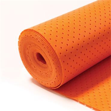 Orange Perforated Underfloor Heating Underlay 2mm x 10M Roll