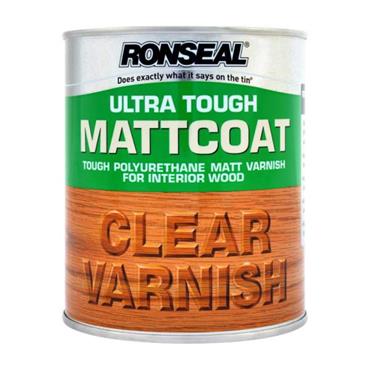 Ronseal Clear Mattcoat  Varnish 750ml