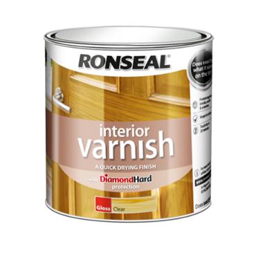 Ronseal Q Drying Varnish Clear Gloss 2.5l