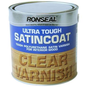 Ronseal Clear Satincoat Varnish 2.5l
