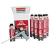 Soudal Expanding Foam Combi-Box 6 x foam 1 x Gun & 1 Cleaner  