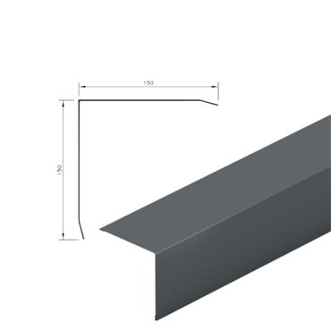 Grey Corner Flashing 150mm  