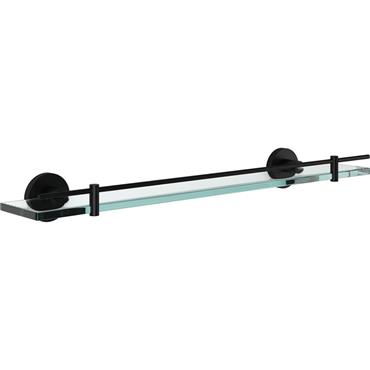 Tema Malmo Glass Shelf Black
