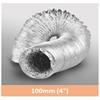 Aluminium Ventilation Hose 100mm X 3M  