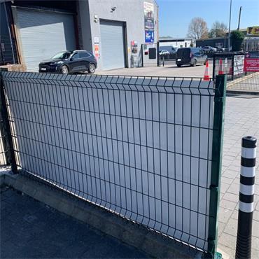 V Mesh Green Fencing 1230 X 2500 X 5mm Heavy Duty With 2 Clips