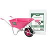 Wheel Barrow Pink Pvc 100l Boxed Unassembled