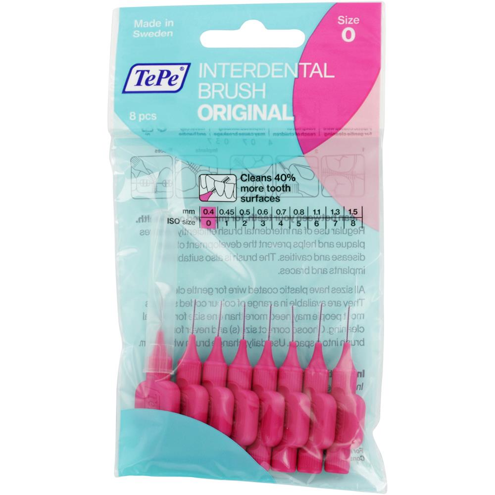 TEPE INTERDENTAL BRUSH 0MM PINK SIZE 0 Crowley's Pharmacy Dunmanway
