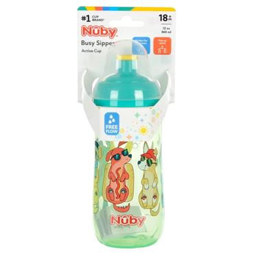 NUBY BUSY SIPPER ACTIVE CUP 18M+ (COLOUR MAY VARY)