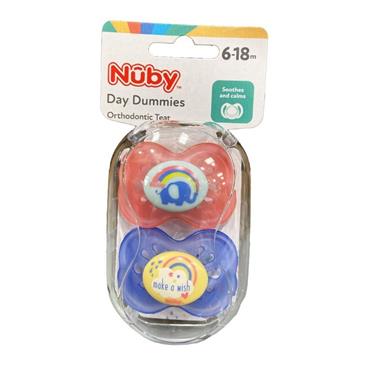NUBY DAY TIME SOOTHERS 6-18M GIRLS