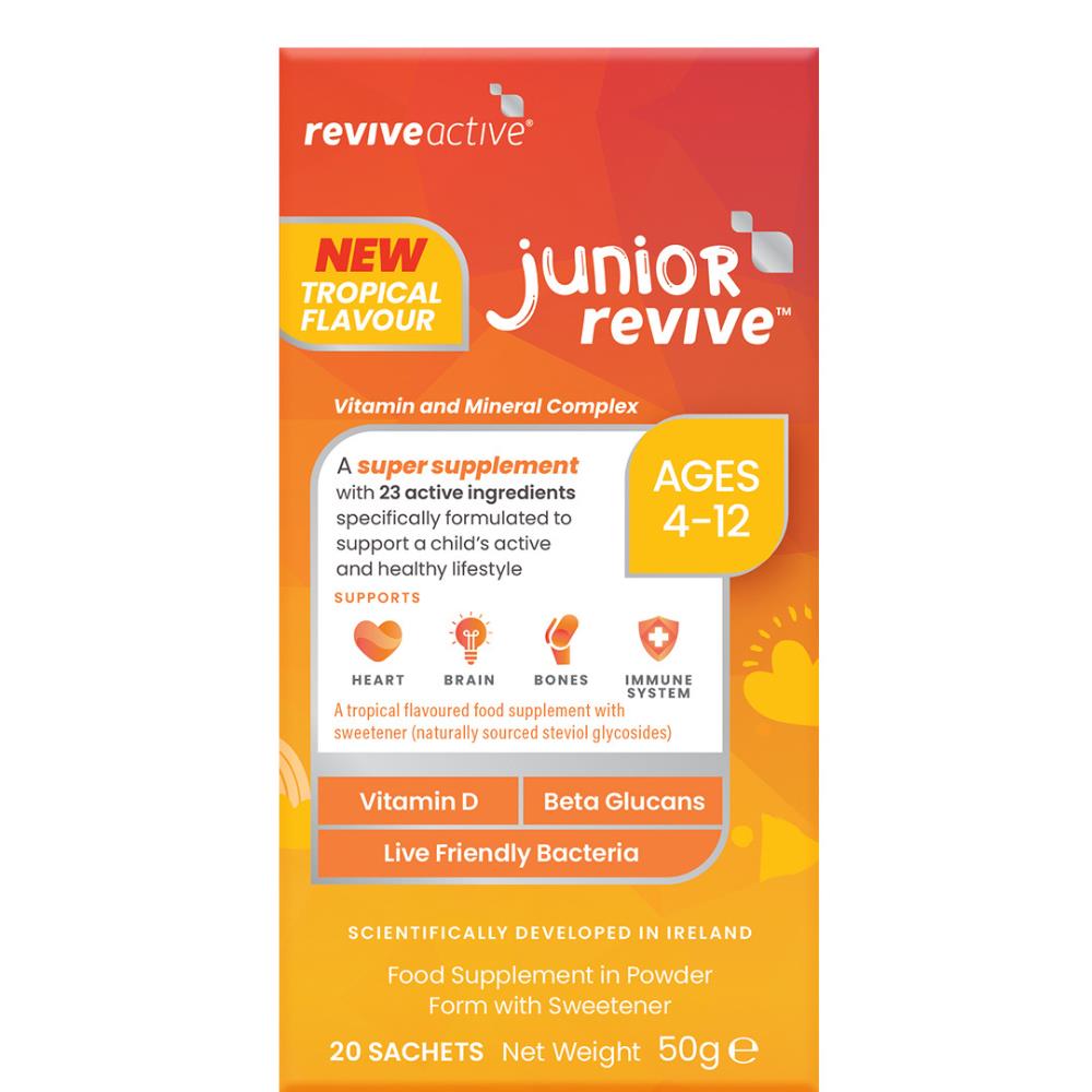 REVIVE ACTIVE JUNIOR SACHETS 20 | Health 1st Pharmacy | Monaghan | Ireland