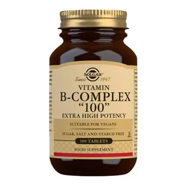 SOLGAR VITAMIN B COMPLEX 100 TABLETS 100s