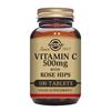 SOLGAR VITAMIN C WITH ROSEHIP 500MG TABLETS 100