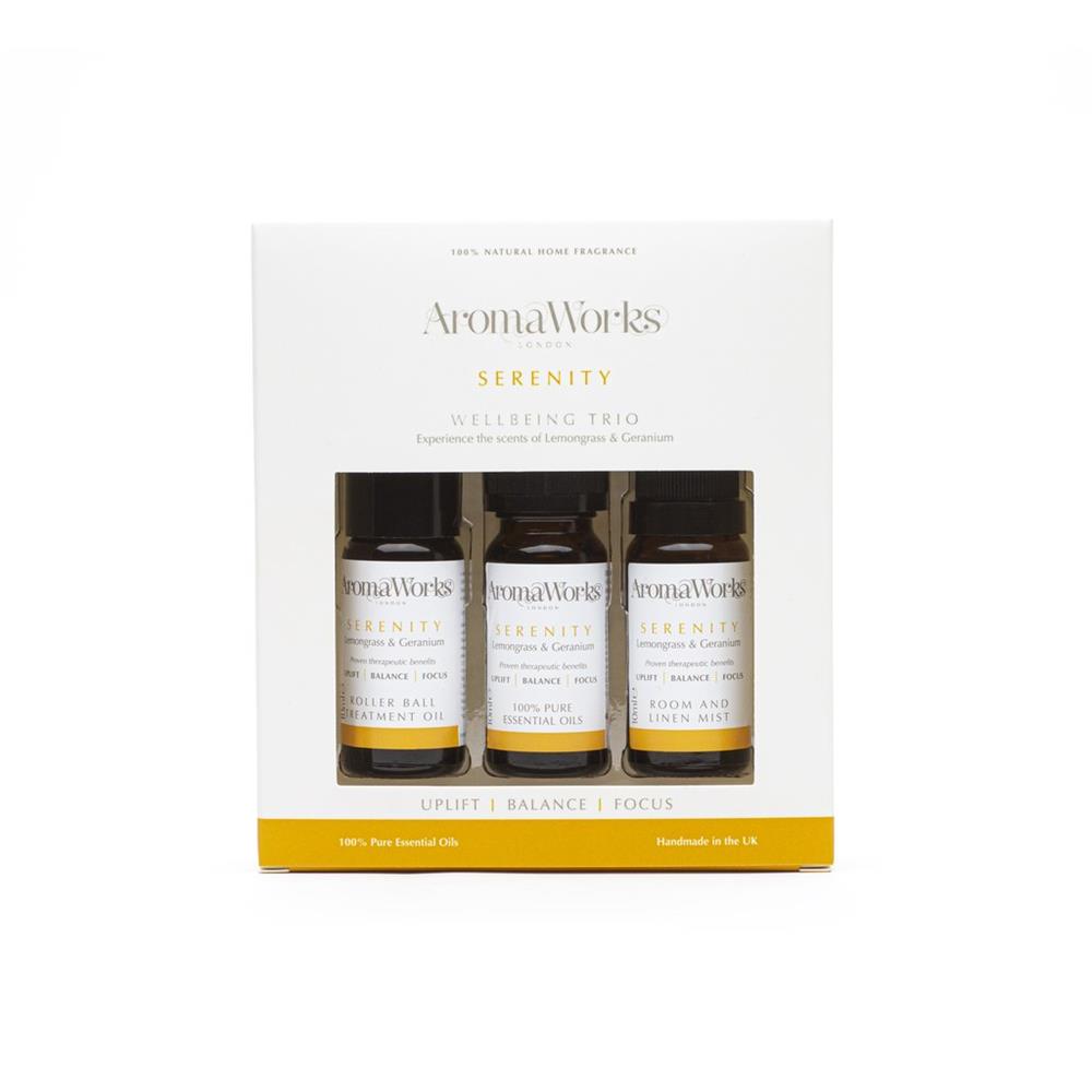 Aroma Works Serenity Wellbeing Trio 10ml x 3 Health 1st Pharmacy Monaghan Ireland