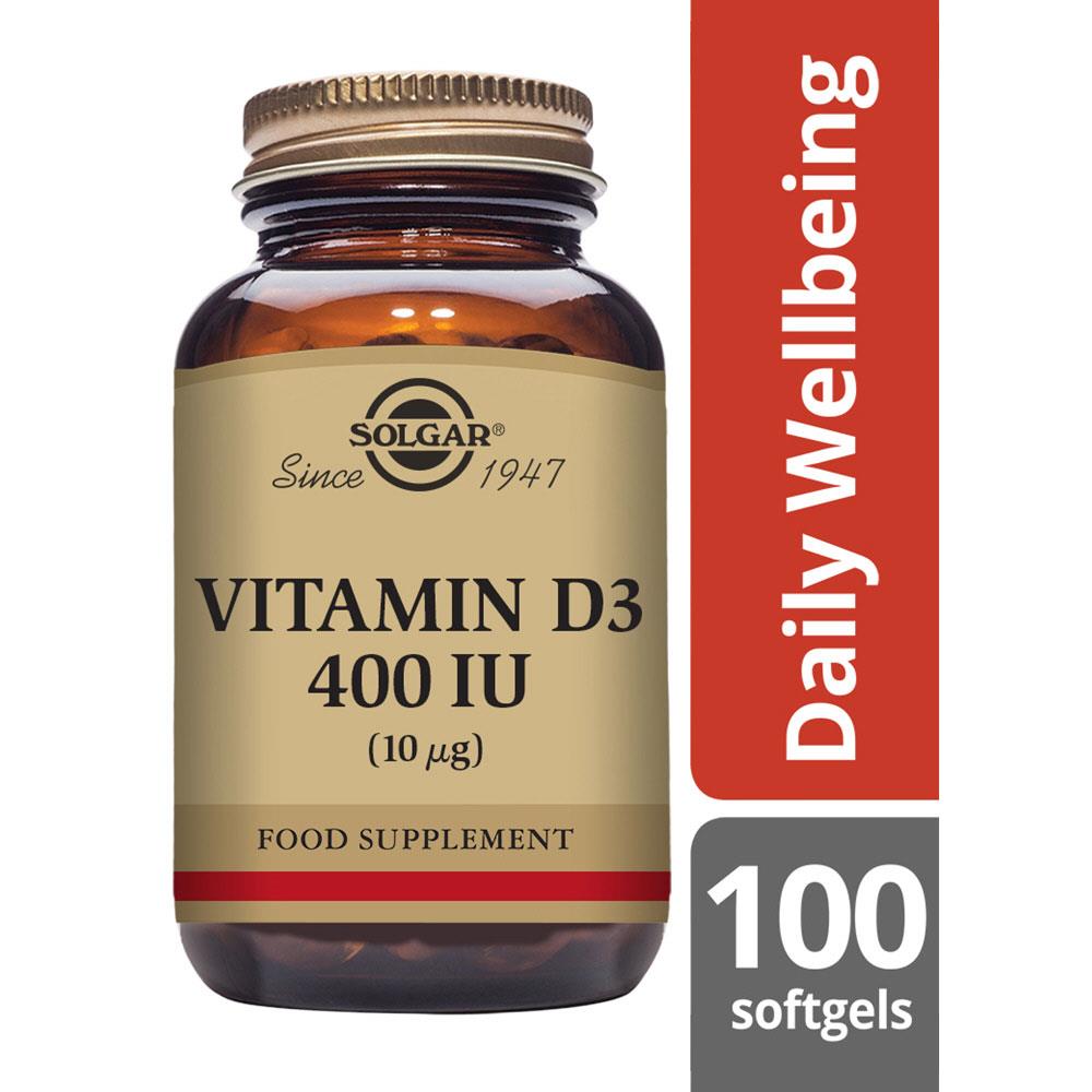 Solgar Vitamin D3 400 IU tablets 100s Health 1st Pharmacy Monaghan