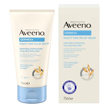 AVEENO DERMEXA NIGHT TIME RELIEF BALM 75ML