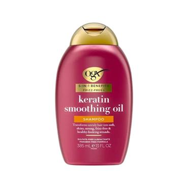 OGX Keratin Smoothing Oil Shampoo 385ml