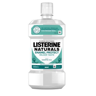 LISTERINE NATURALS ENAMEL PROTECT MILDER FLAVOUR 500ML