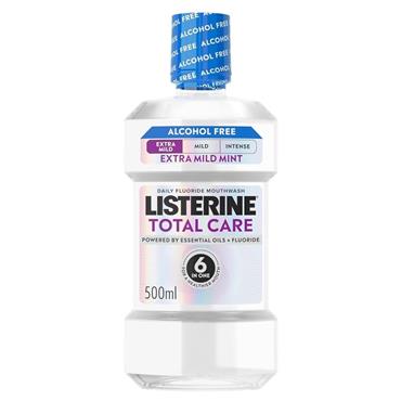 Listerine Total Care Extra Mild Mint Alcohol Free Mouth Wash 500ml