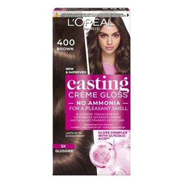L'Oreal Casting Creme Gloss 400 Brown Semi Permanent Hair Dye