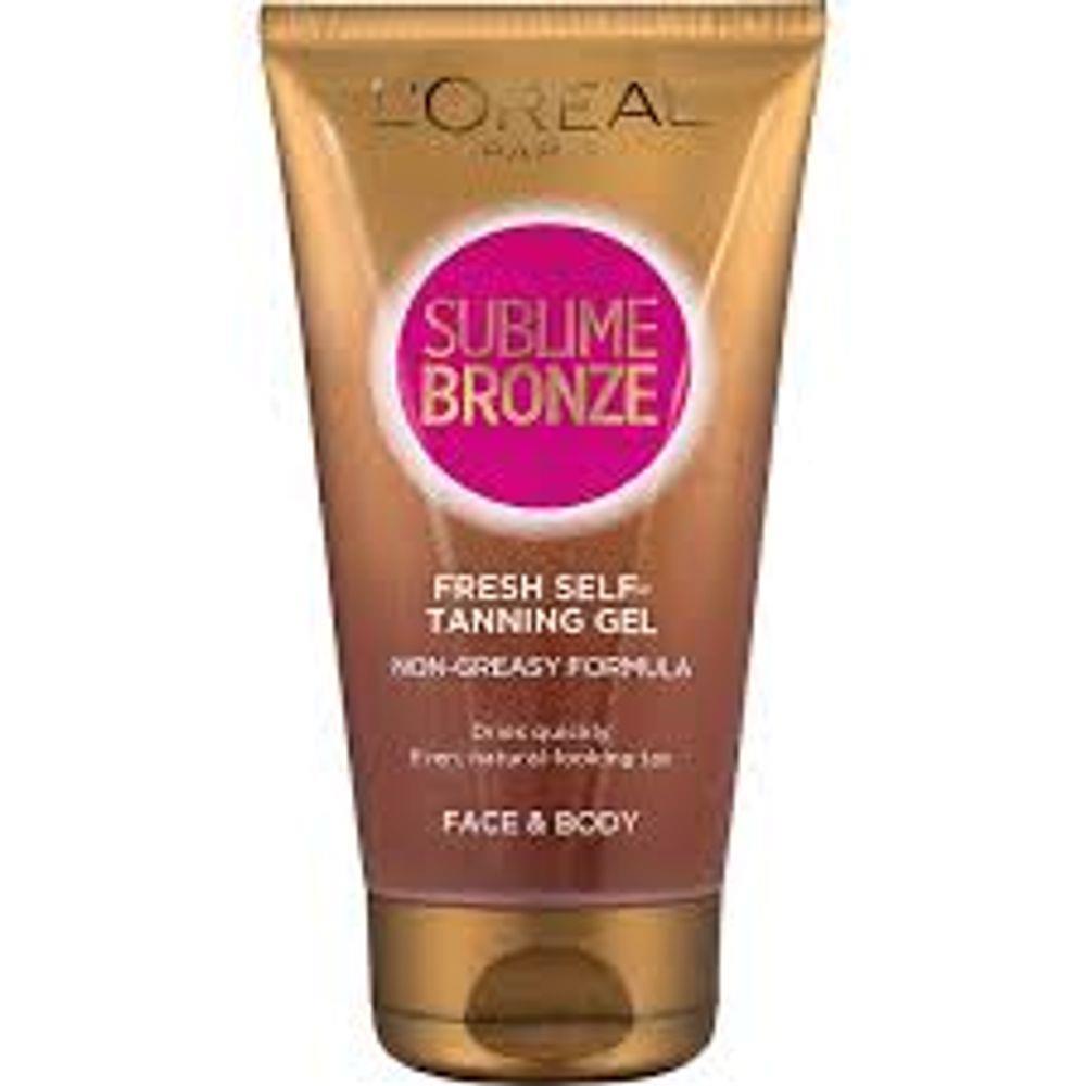 L'Oreal Sublime Bronze Self Tan Fresh Feel Gel Face/Body 150ml Health