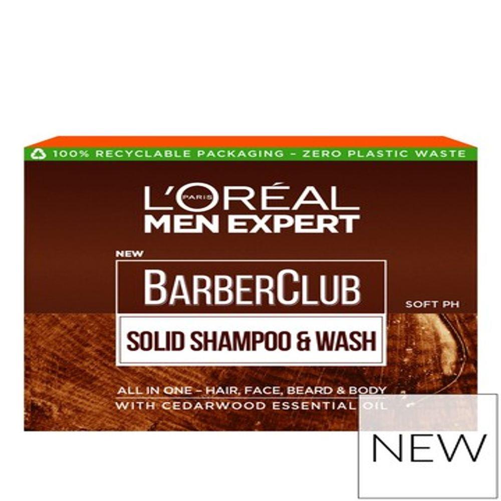 L'OREAL MEN EXPERT BARBER CLUB SOLID SHAMPOO & WASH SOAP 80G Health