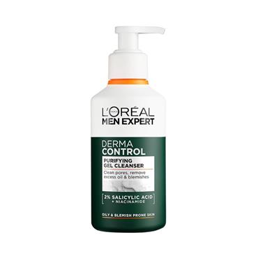 L'OREAL MEN EXPERT DERMA CONTROL PURIFYING GEL CLEANSER 260ML