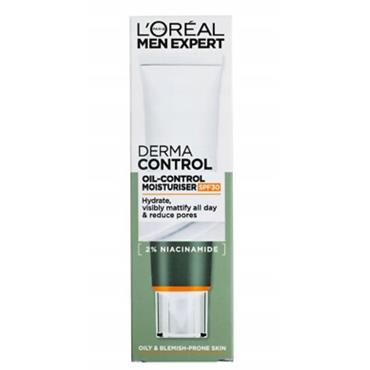 L'OREAL MEN EXPERT DERMA CONTROL OIL CONTROL MOISTURISER SPF30 40ML