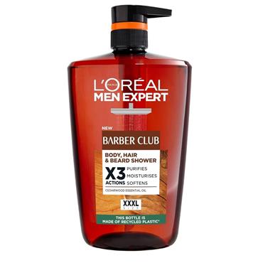 L'Oreal Men Expert Barber Club Shower Gel 1L Family Pack