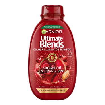 Garnier Ultimate Blends Argan Oil & Cranberry For Coloured Hair Shampoo 400ml