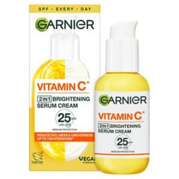 Garnier Vitamin C 2in1 Brightening Serum Cream SPF25 50ml