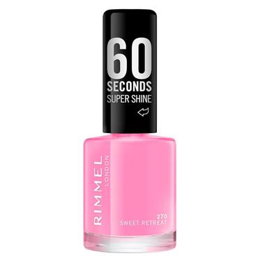 RIMMEL 60 SECONDS SUPER SHINE NAIL POLISH SWEET RETREAT 270