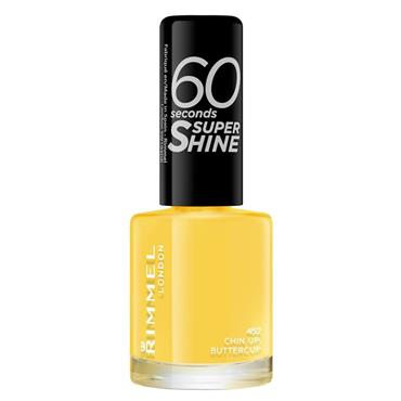 RIMMEL 60 SECONDS SUPER SHINE NAIL POLISH CHIN UP BUTTERCUP 452
