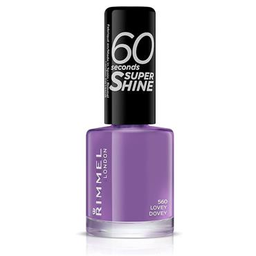 RIMMEL 60 SECONDS SUPER SHINE NAIL POLISH LOVEY DOVEY 560