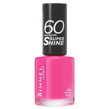 Rimmel 60 second SUPER SHINE NAIL POLISH NEON FEST 322