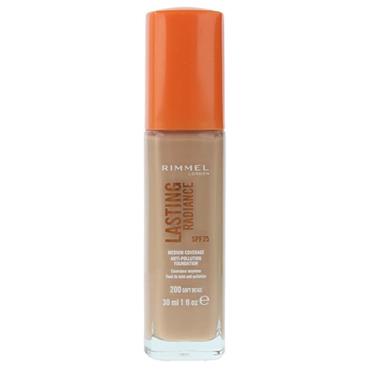 RIMMEL LASTING RADIANCE SPF25 SOFT BEIGE 200