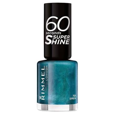 RIMMEL 60 SECONDS SUPER SHINE NAIL POLISH SIREN 721