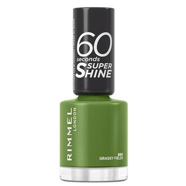 RIMMEL 60 SECONDS SUPER SHINE NAIL POLISH GRASSY FIELDS 880