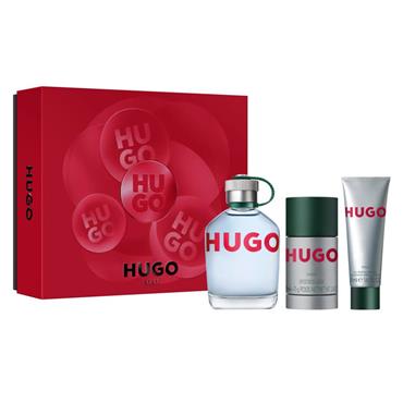 Hugo Boss Men's Boss Man Fragrance Gift Set (125ml EDT, 75ml Deodorant Stick, 50ml Shower Gel)