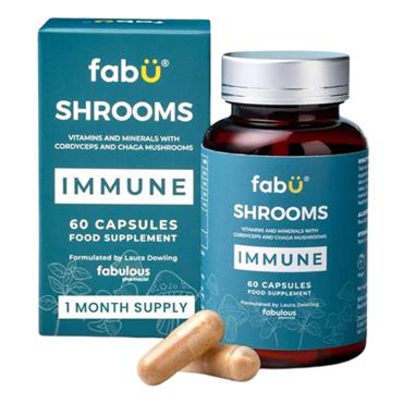 Fabu Shrooms Active & Immune 60 Capsules