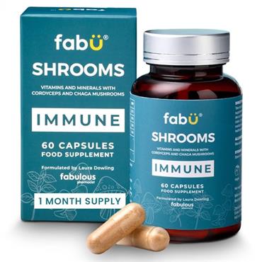 FABU SHROOMS ACTIVE & IMMUNE CAPSULES 60