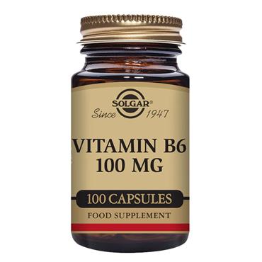 SOLGAR VITAMIN B6 100MG CAPSULES 100