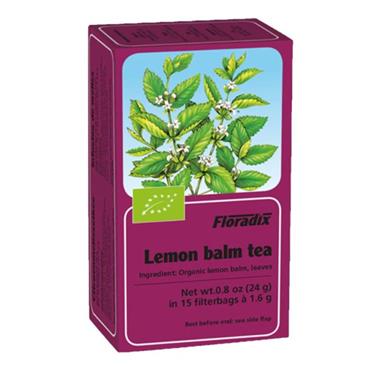 FLORADIX Organic Lemon Balm Tea 15 Teabags