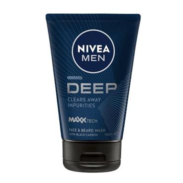 NIVEA MEN DEEP CLEAN FACE WASH 100ML