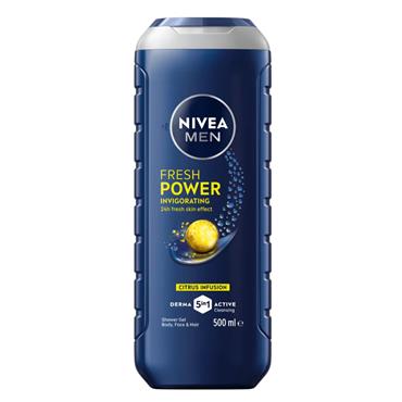Nivea Shower Men Power Fresh Gel 500ml