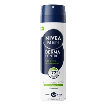 Nivea Deodorant MEN Derma Control Sensitive 150ml Spray 150ML